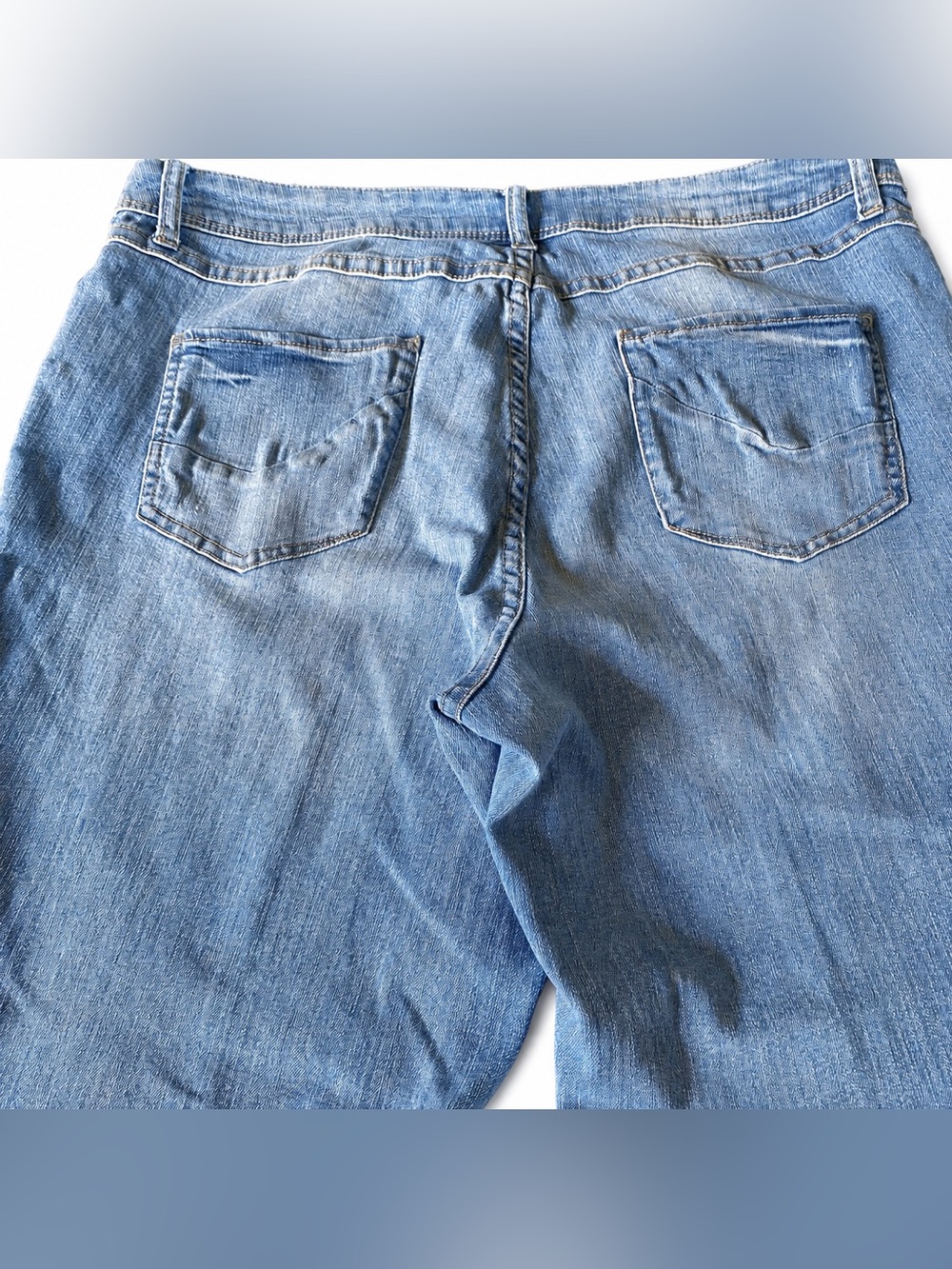 Christopher & Banks Light Blue Jeans Embroidered 12 - Picture 8 of 8